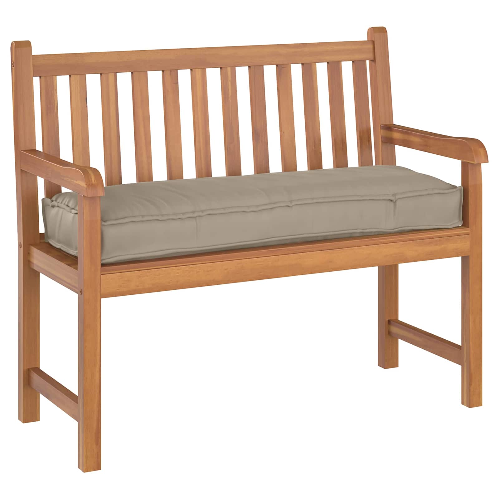 Kudde Oxford Tyg Taupe 120 x 40 x 8 cm