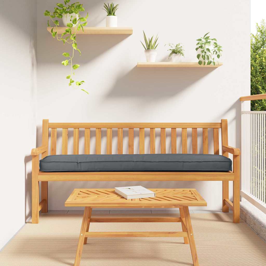 Pallkudde Oxford Tyg Antracit 180 x 40 x 8 cm