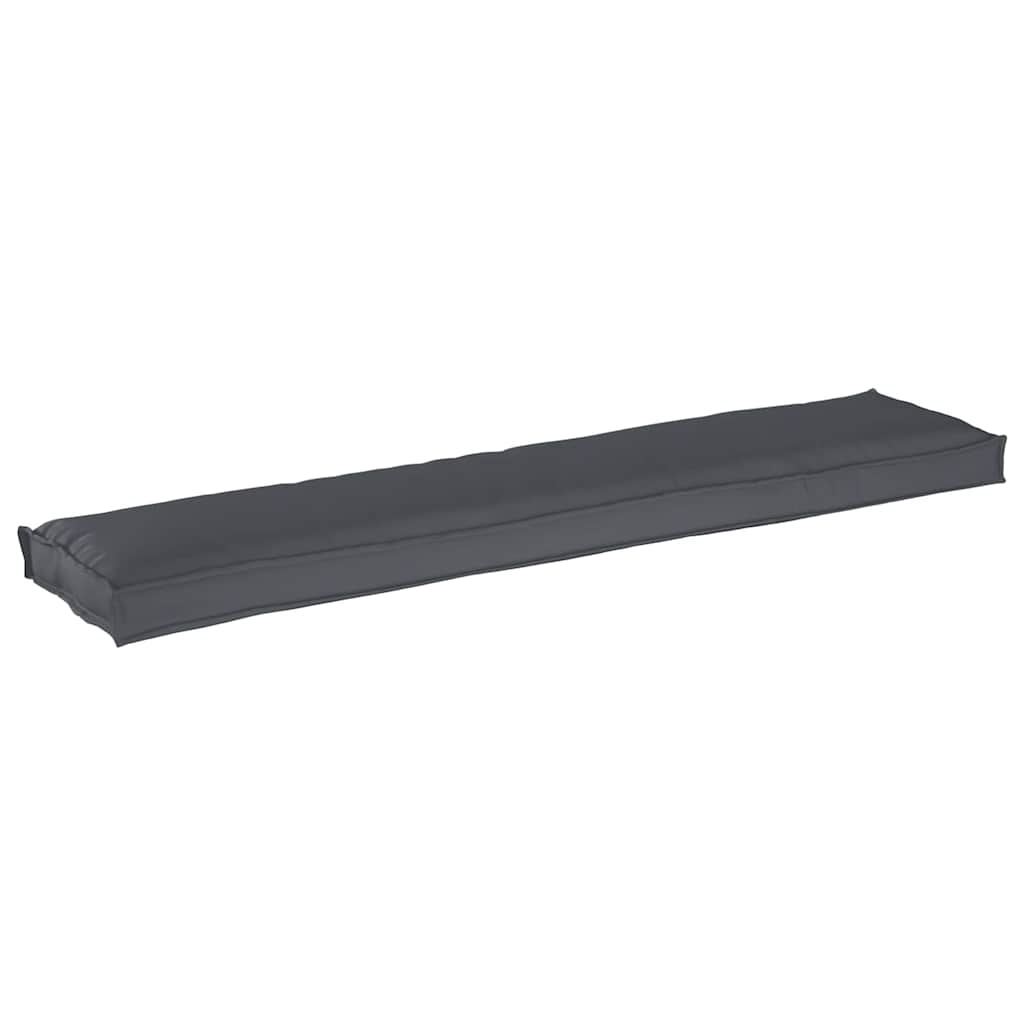 Pallkudde Oxford Tyg Antracit 180 x 40 x 8 cm