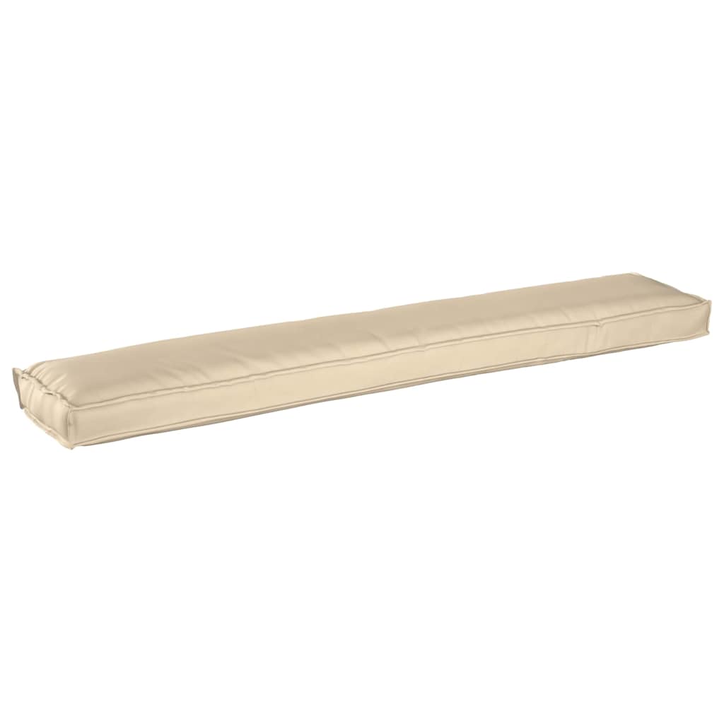 Pallkudde Beige 200 x 40 x 8 cm Oxford Tyg