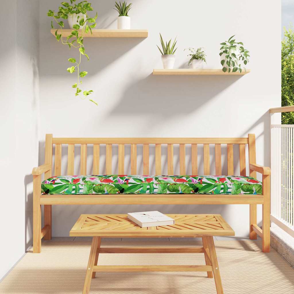 Pallkudde Blommor Tropisk djungel 200 x 40 x 8 cm Oxford Tyg
