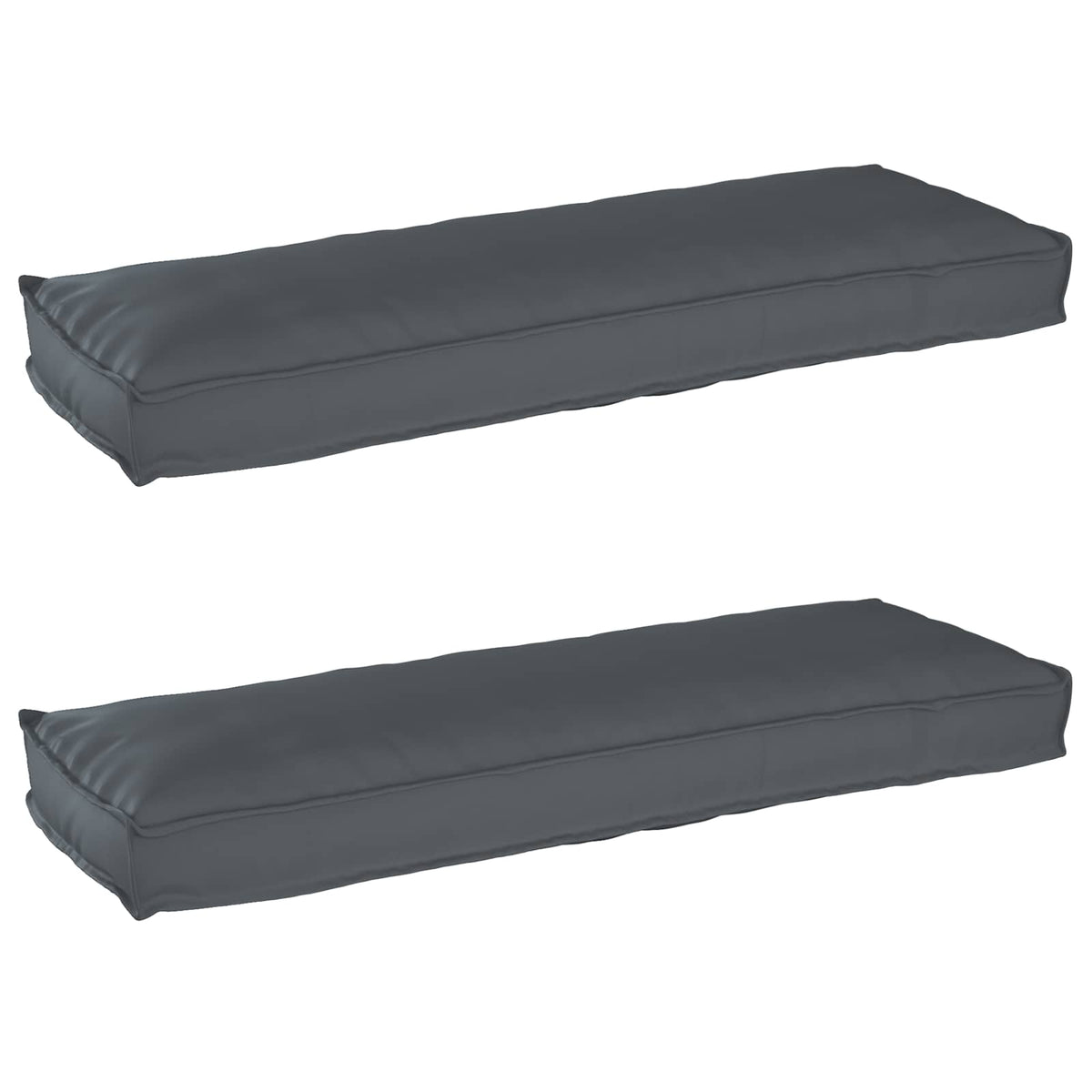 Pallkuddset 2 st Oxford Tyg Antracit