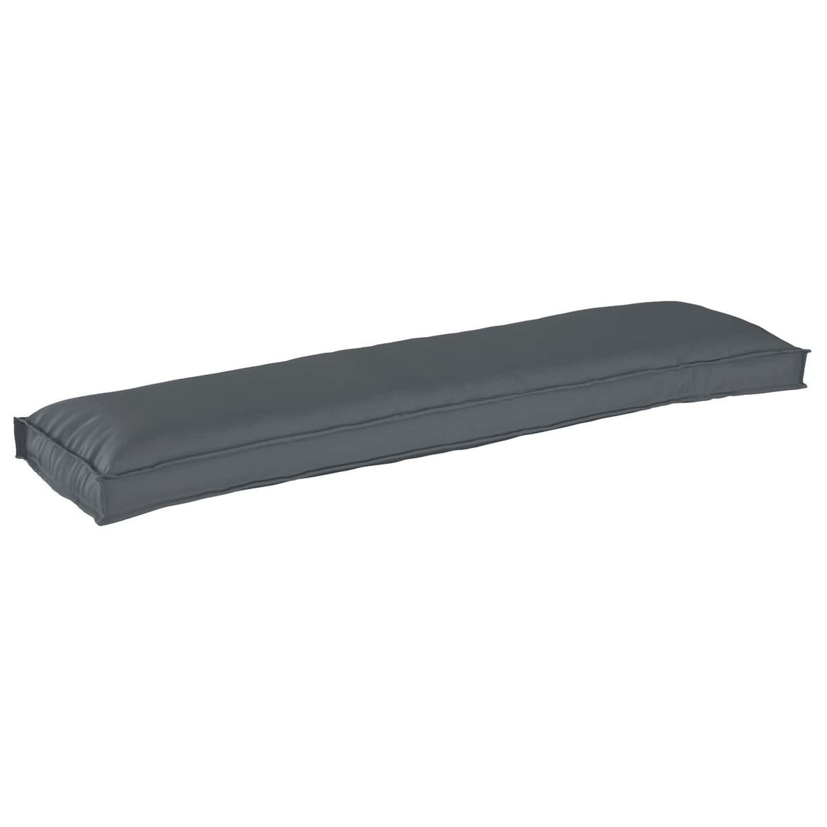 Pallkuddset 2 st Oxford Tyg Antracit 150 x 40 x 8 cm