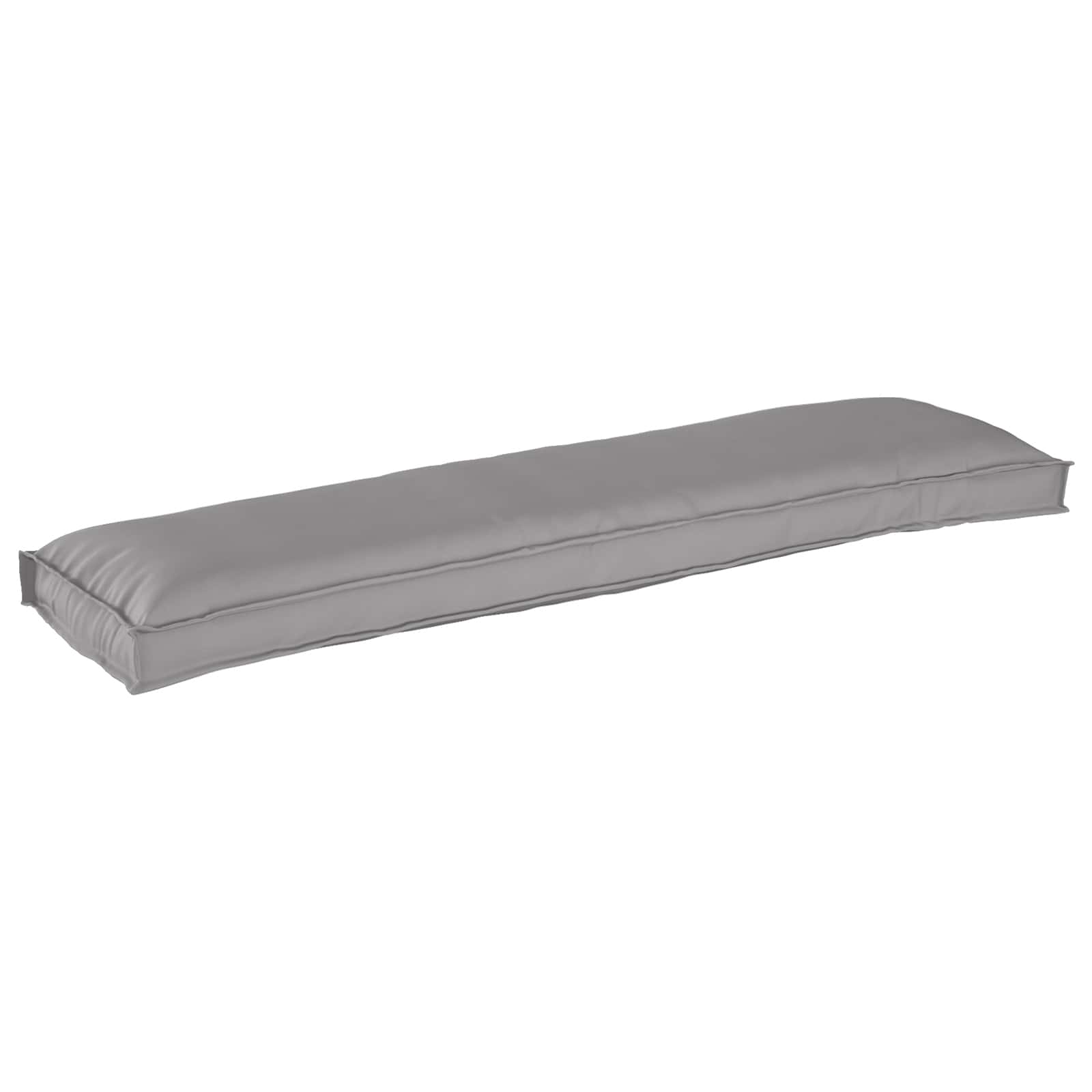Pallkuddset 2 st Oxford Tyg Grå 150 x 40 x 8 cm