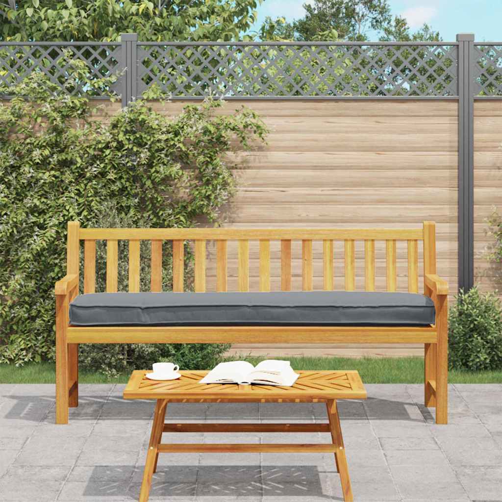 Pallkuddset 2 st Oxford Tyg Antracit 200 x 40 x 8 cm