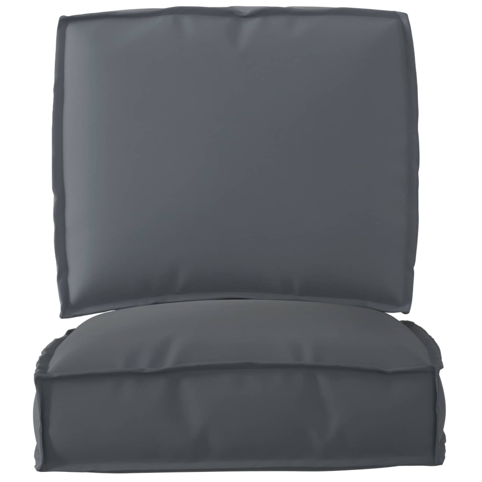 Pallkuddset Oxford Tyg Antracit 50 x 50 x 12 cm