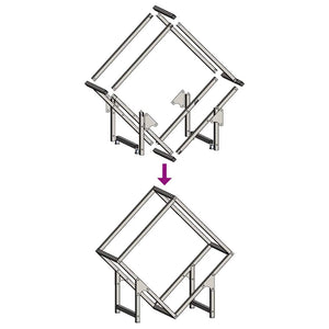 Vedställ vit 50x25x50 cm kallvalsat stål