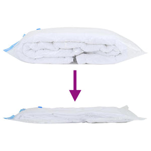 Förvaringspåsar 20 pcs Transparent och Blå 130 x 100 cm