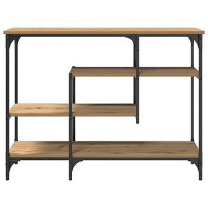 Konsolbord med hylla med lagring artisan ek 100 x 35 x 75 cm