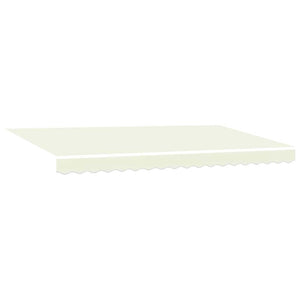 Utfällbar markis Kräm 400 x 200 cm tyg
