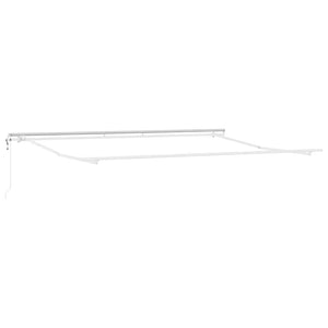 Utfällbar markis Flerfärgsdesign 500 × 350 cm Tyger och Stål