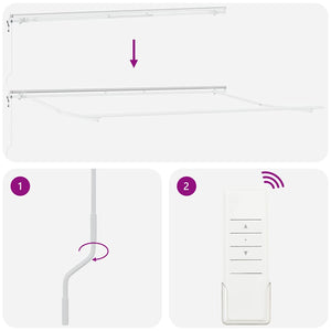 Utfällbar markis Flerfärgsdesign 500 × 350 cm Tyger och Stål