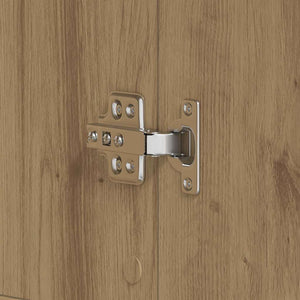 Skoskåp med hylla Artisan Ek 80 x 39 x 178 cm Konstruerat trä