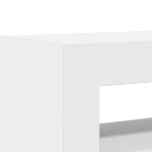 Sideboard Vit 116 x 30 x 75 cm Konstruerat trä