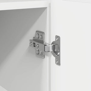 Sideboard Vit 116 x 30 x 75 cm Konstruerat trä