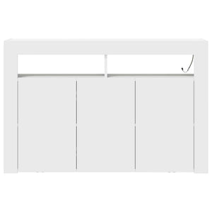 Sideboard Vit 116 x 30 x 75 cm Konstruerat trä