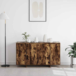 Sideboard Rökt ek 135 x 41 x 75 cm Konstruerat trä