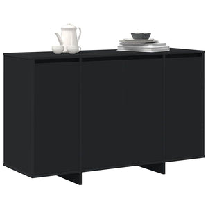 Sideboard Svart 120 x 41 x 75 cm Konstruerat trä