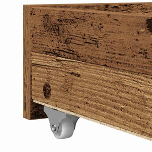 Sängsoffa med låda Gammalt trä 90 x 200 cm Konstruerat trä