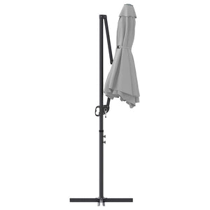 Parasoll Sand 372 x 198 x 243 cm Polyester och aluminium