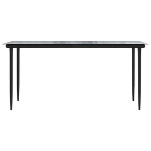 Matgrupp för trädgård med dynor 5 delar brun polyrotting glas