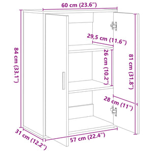 Sideboard 2 pcs Artisan Ek 60 x 31 x 84 cm Konstruerat trä