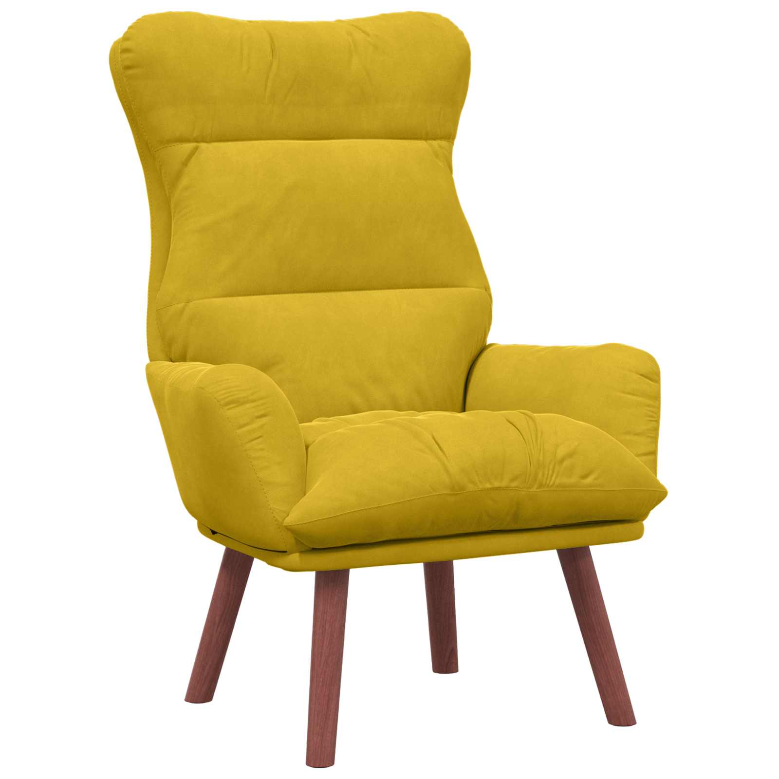 fåtölj Gul 69 x 74 x 93 cm Sammet