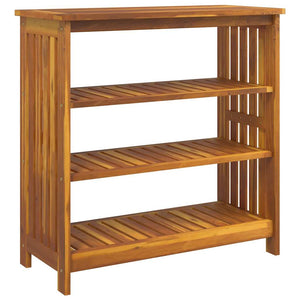 Trädgårdsskab Naturfärg 90 x 40 x 90cm Massivt Akaciaträ