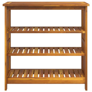 Trädgårdsskab Naturfärg 90 x 40 x 90cm Massivt Akaciaträ