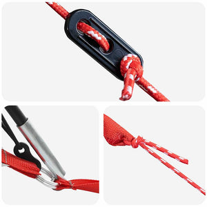 Familjetält med tak med lagring Grön och Grå 460 x 430 x 214 cm