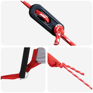 Familjetält med tak med lagring Grön och Vit 324 x 255 x 230 cm