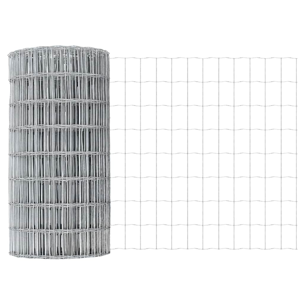 Eurogärdsel 0,6 x 25 m PVC-belagt järn