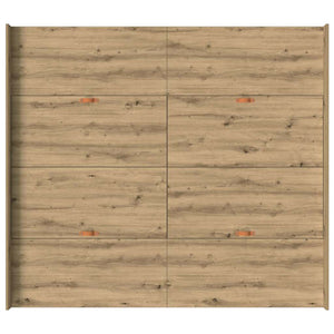 Förvaringssängram Artisan Ek 180 x 200 cm Konstruerat trä