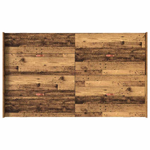 Förvaringssängram Gammalt trä 120 x 190 cm Konstruerat trä