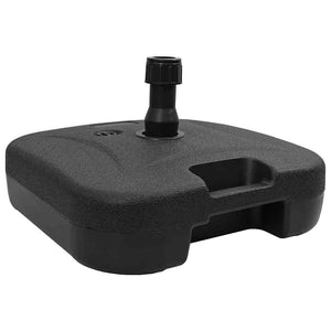 Parasollfot Svart 45 x 45 x 29,5 cm Högdensitetspolyeten