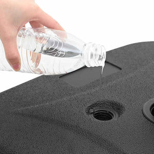 Parasollfot Svart 45 x 45 x 29,5 cm Högdensitetspolyeten