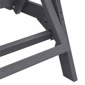 Solstol Reclining 2 pcs Ljusgrå 195,5 x 53 x 98,5 cm polyeten