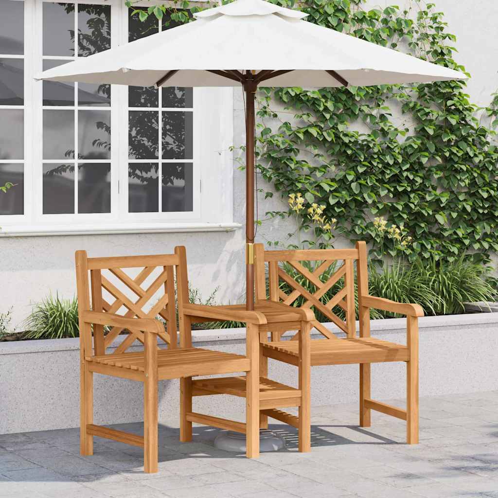 Trädgårds utomhusstolar 152 x 63 x 89 cm Massivt teakträ