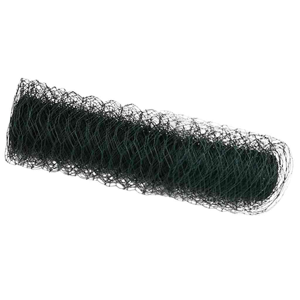 Hexagonstängsel Grön 0,8 x 50 m PVC