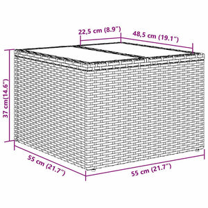 Soffset med kudde 6 pcs Ljusgrå konstrotting