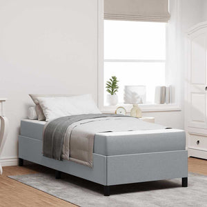 Bäddfjäder Ljusgrå 100 x 200 cm tyg