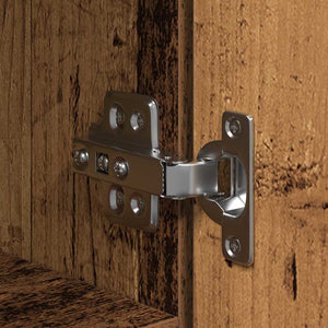 Skåp 2 pcs Gammalt trä 40 x 42,5 x 185 cm