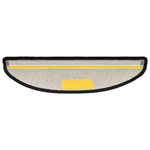 Trappmattor 30 st 56x17x3 cm antracit halvrunda