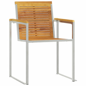 Solstol 3 pcs Brun Massivt teakträ