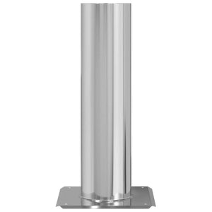 Skorstenhuvud Förlängning Silver 24 x 24 x 50 cm Rostfritt stål
