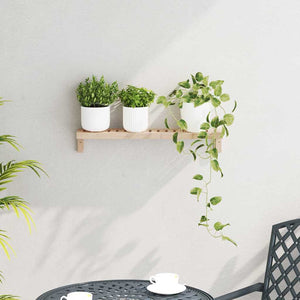 Vägghängande ställ Väggmonterad Naturfärg 62 x 10 x 12,5 cm