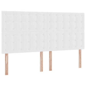 Förvaringssäng med madrass Ren Vit 180 x 200 cm Konstläder