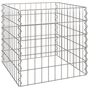 Fyrkantig Komposter 50 x 50 x 50 cm Järn