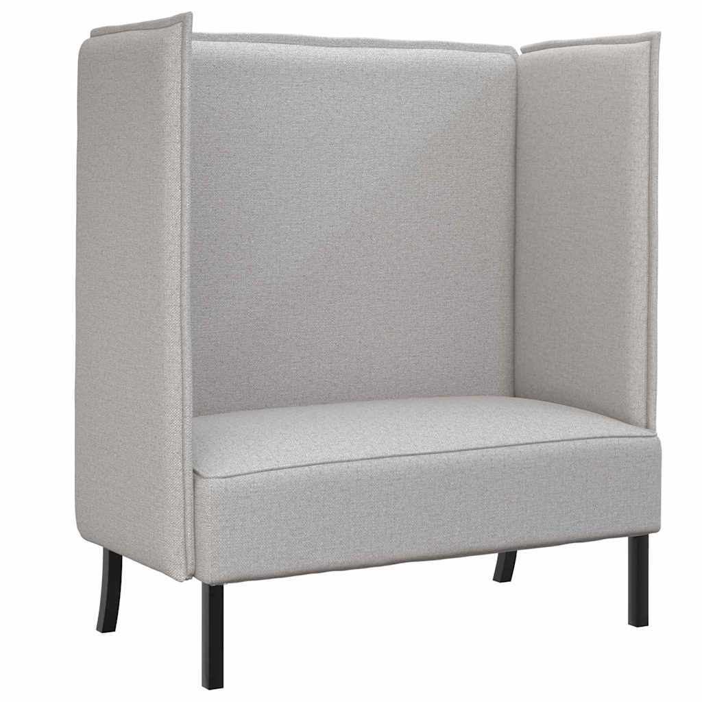 Hög Ryggsoffa Moln grå 109 x 56 x 121 cm tyg