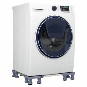 Tvättmaskinsockel Grå 67 x 67 x 12 cm Rostfritt stål